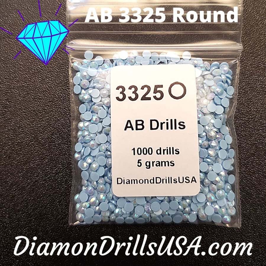 AB 3325 ROUND Aurora Borealis 5D Diamond Painting Drills