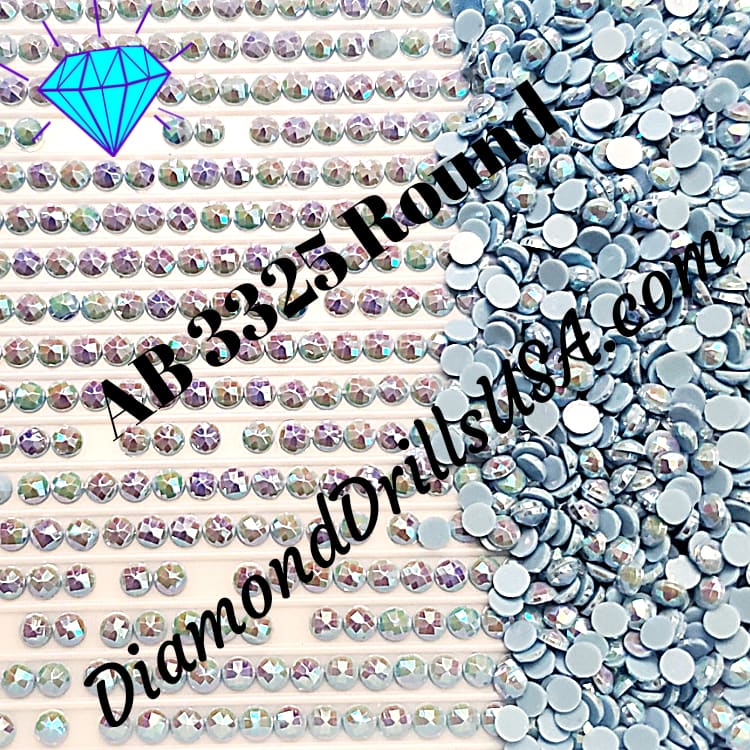 AB 3325 ROUND Aurora Borealis 5D Diamond Painting Drills