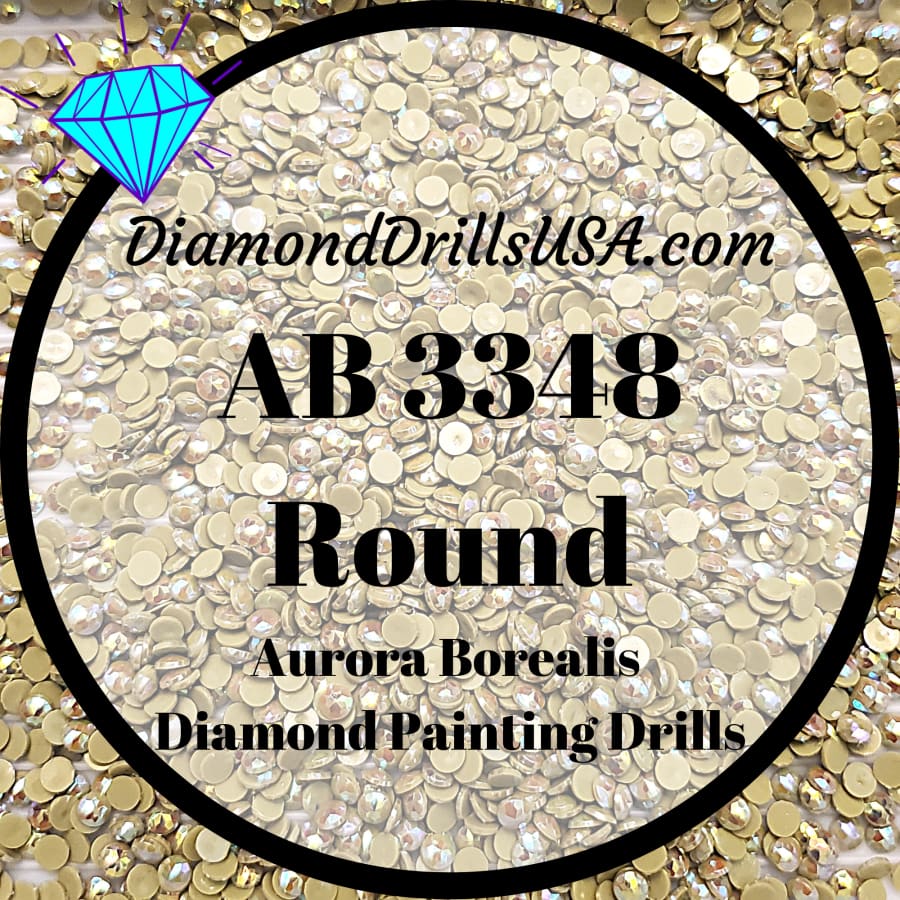 AB 3348 ROUND Aurora Borealis 5D Diamond Painting Drills