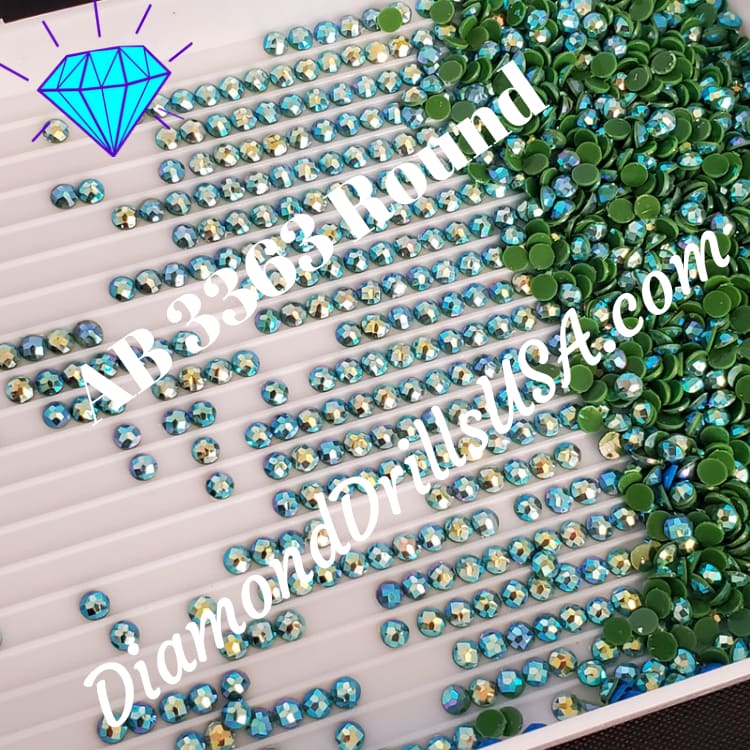 AB 3363 ROUND Aurora Borealis 5D Diamond Painting Drills