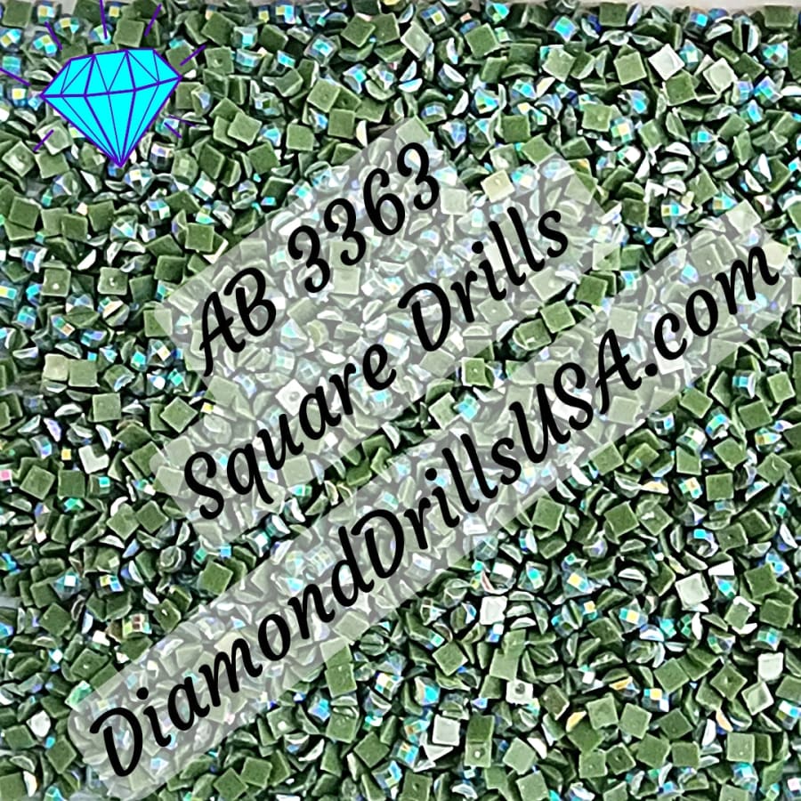 AB 3363 SQUARE Aurora Borealis 5D Diamond Painting Drills