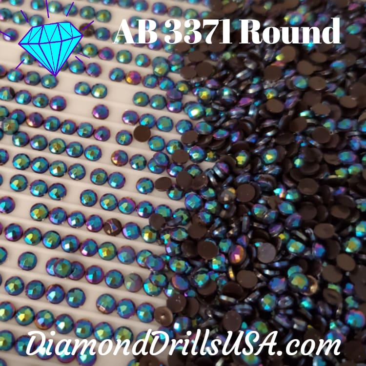AB 3371 ROUND Aurora Borealis 5D Diamond Painting Drills