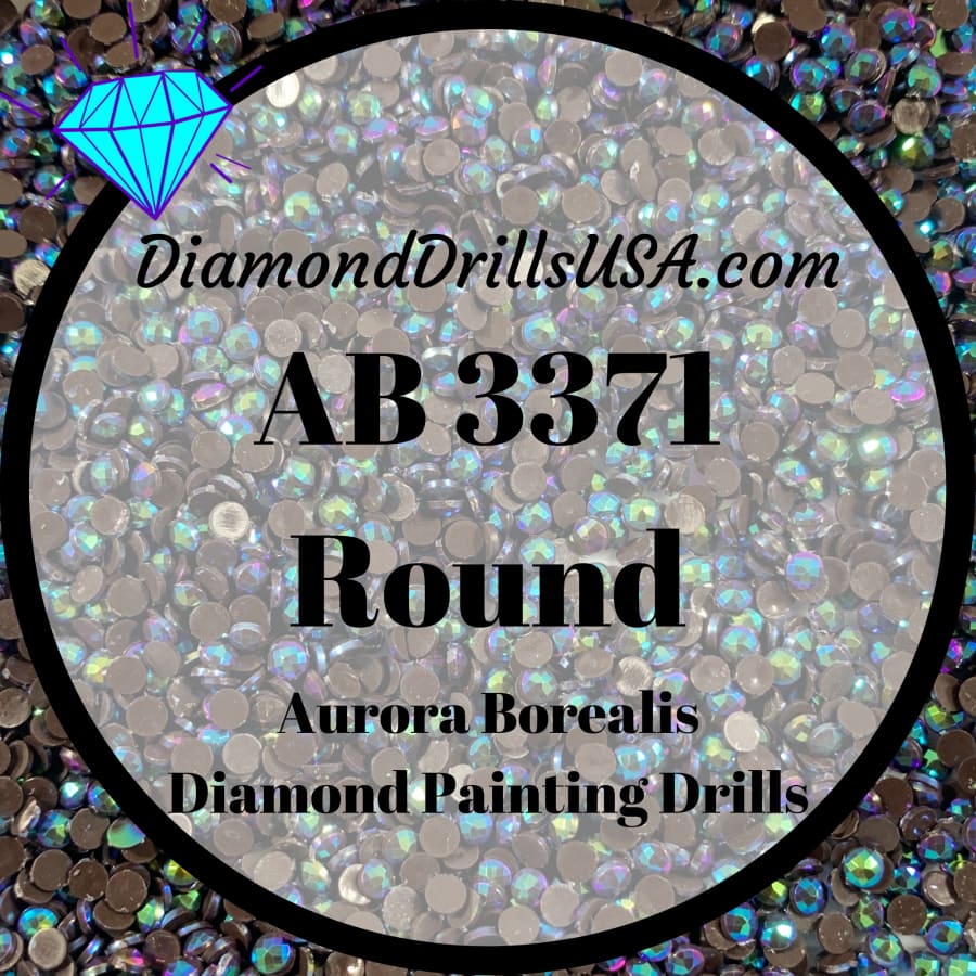 AB 3371 ROUND Aurora Borealis 5D Diamond Painting Drills