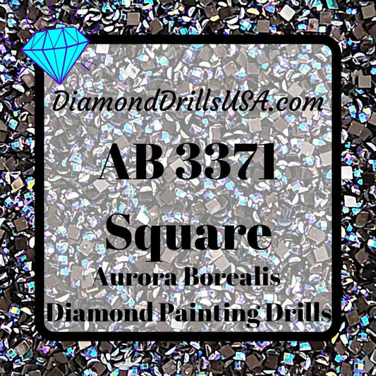 AB 3371 SQUARE Aurora Borealis 5D Diamond Painting Drills