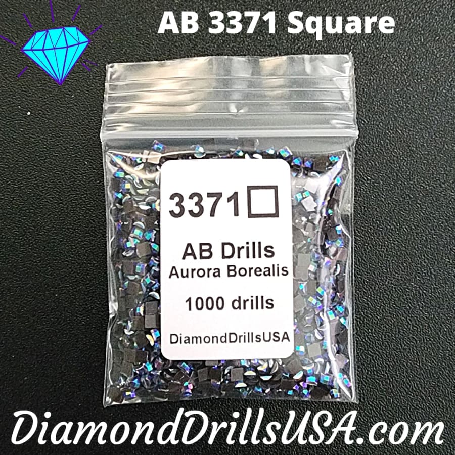 AB 3371 SQUARE Aurora Borealis 5D Diamond Painting Drills