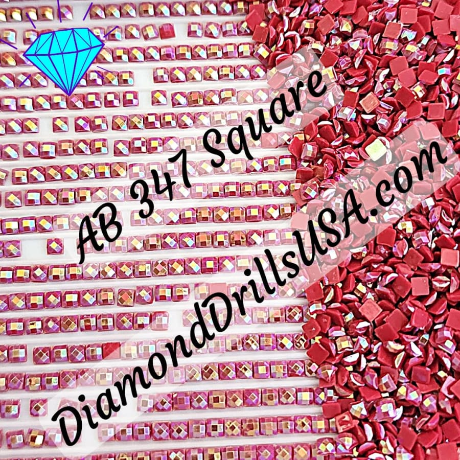 AB 347 SQUARE Aurora Borealis 5D Diamond Painting Drills