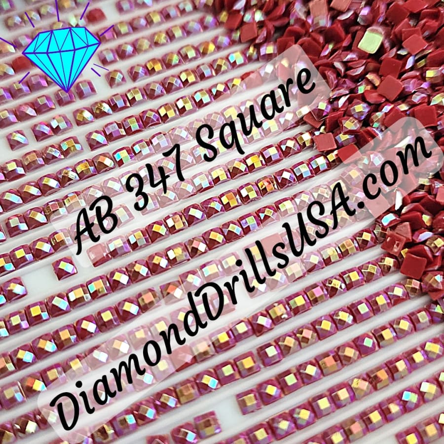AB 347 SQUARE Aurora Borealis 5D Diamond Painting Drills