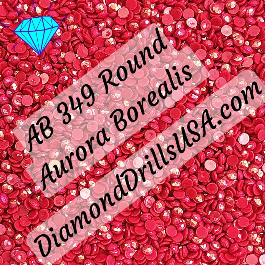 AB 349 ROUND Aurora Borealis 5D Diamond Painting Drills