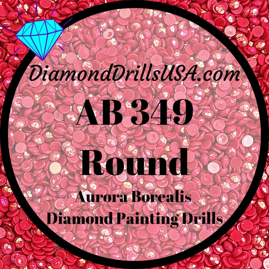 AB 349 ROUND Aurora Borealis 5D Diamond Painting Drills