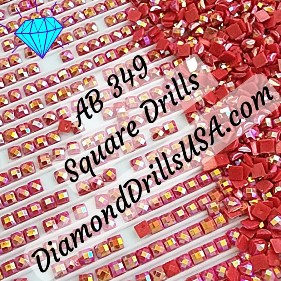 AB 349 SQUARE Aurora Borealis 5D Diamond Painting Drills