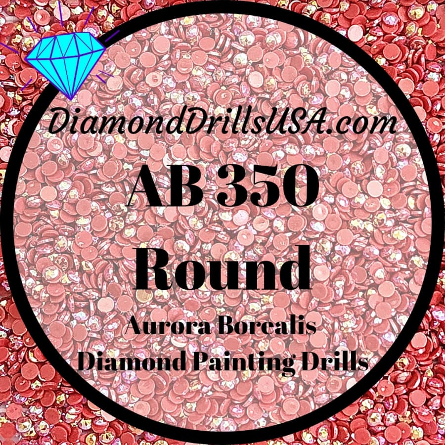 AB 350 ROUND Aurora Borealis 5D Diamond Painting Drills
