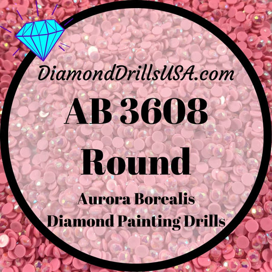 AB 3608 ROUND Aurora Borealis 5D Diamond Painting Drills