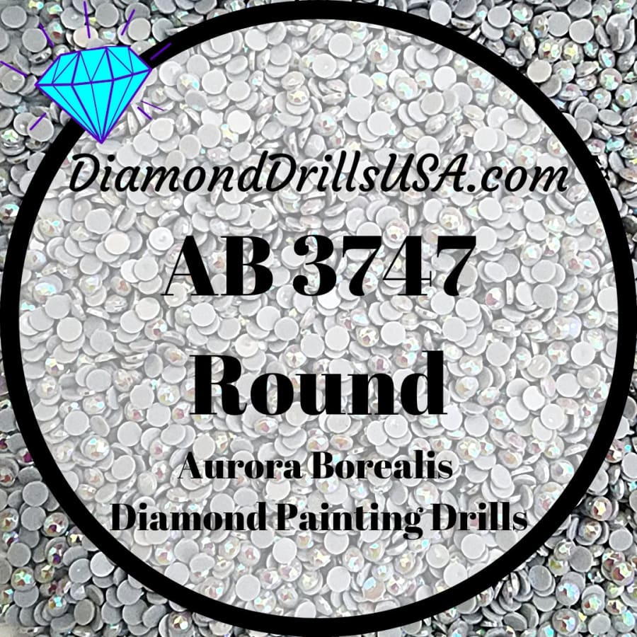 AB 3747 ROUND Aurora Borealis 5D Diamond Painting Drills