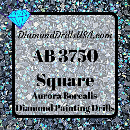 AB 3750 SQUARE Aurora Borealis 5D Diamond Painting Drills