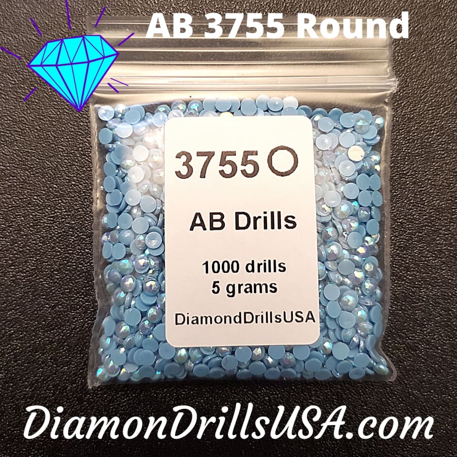 AB 3755 ROUND Aurora Borealis 5D Diamond Painting Drills