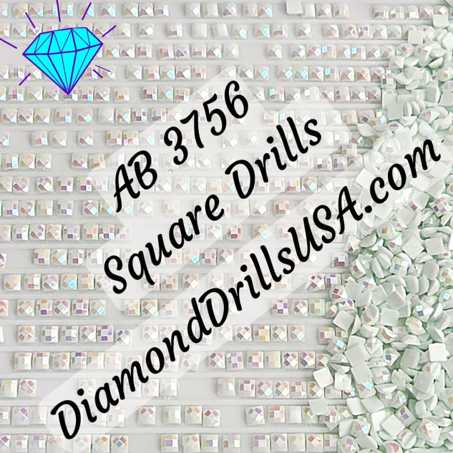 AB 3756 SQUARE Aurora Borealis 5D Diamond Painting Drills