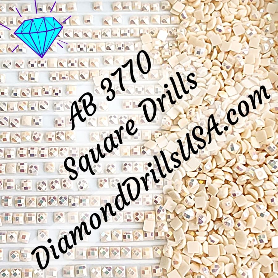 AB 3770 SQUARE Aurora Borealis 5D Diamond Painting Drills
