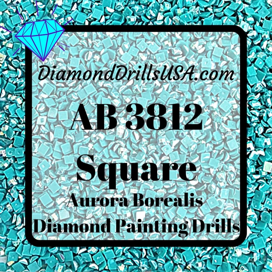 AB 3812 SQUARE Aurora Borealis 5D Diamond Painting Drills