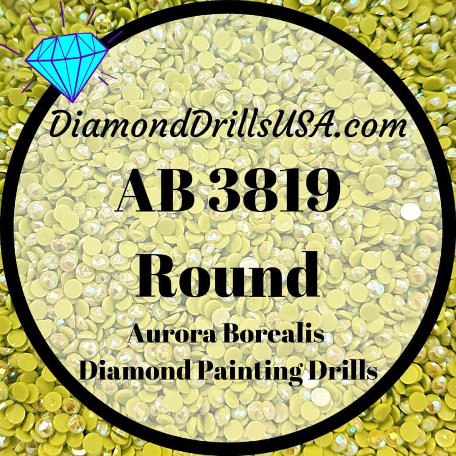 AB 3819 ROUND Aurora Borealis 5D Diamond Painting Drills