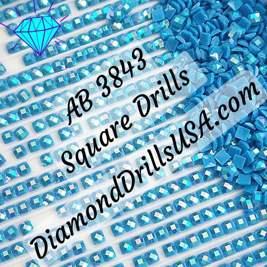 AB 3843 SQUARE Aurora Borealis 5D Diamond Painting Drills