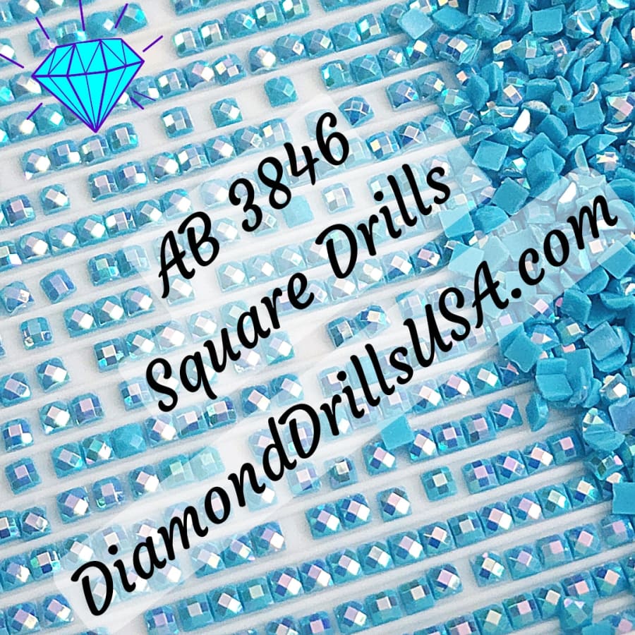 AB 3846 SQUARE Aurora Borealis 5D Diamond Painting Drills