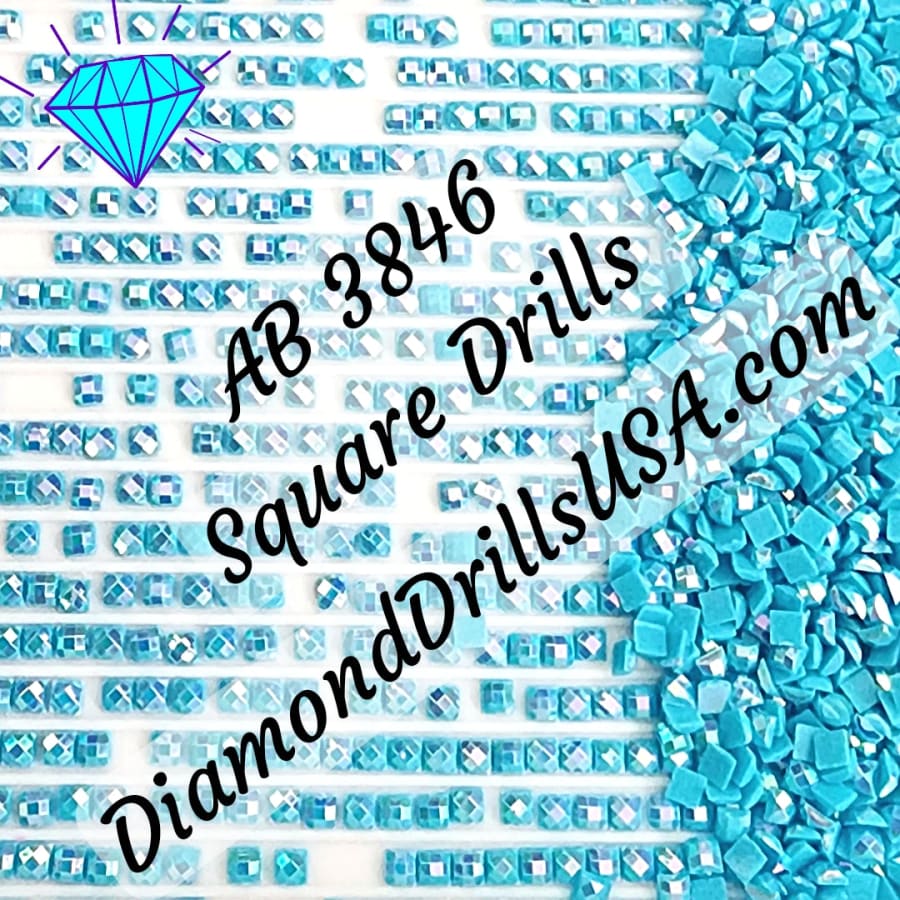 AB 3846 SQUARE Aurora Borealis 5D Diamond Painting Drills