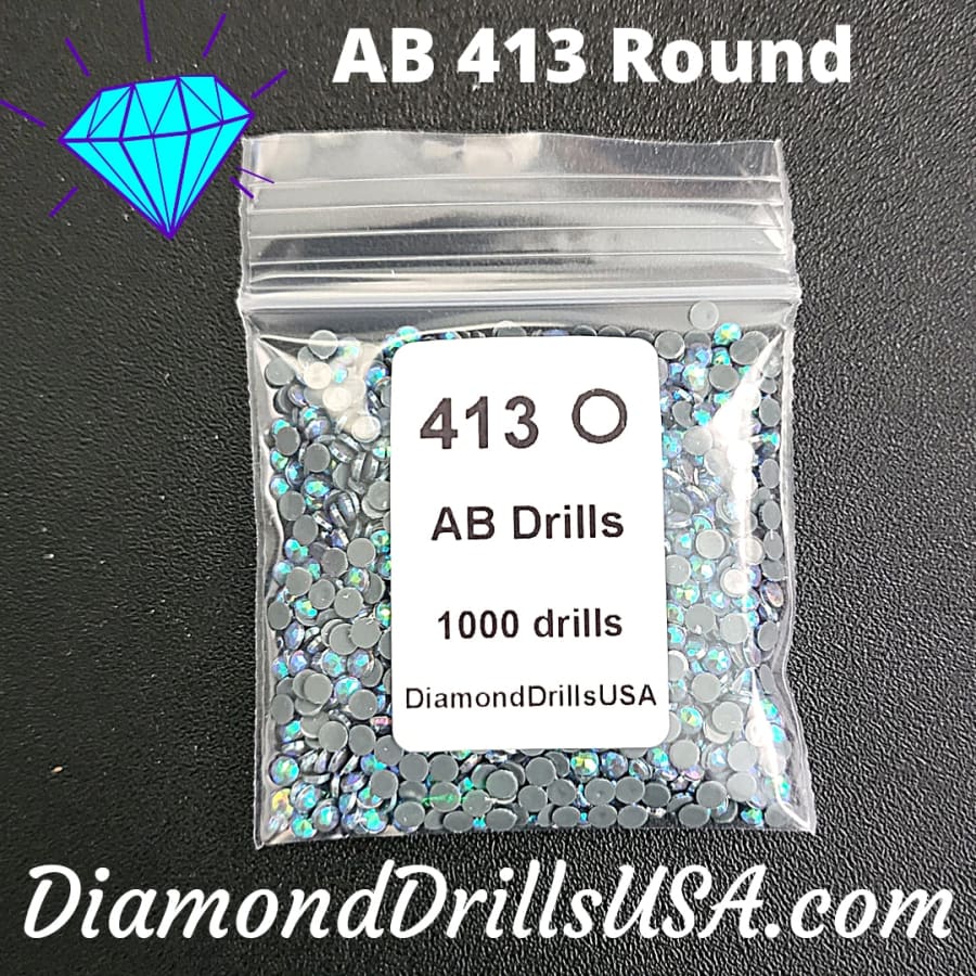 AB 413 ROUND Aurora Borealis 5D Diamond Painting Drills