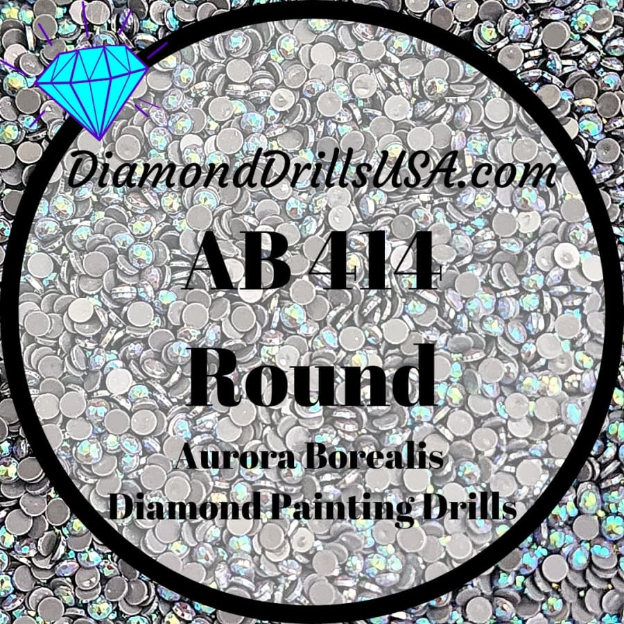 AB 414 ROUND Aurora Borealis 5D Diamond Painting Drills