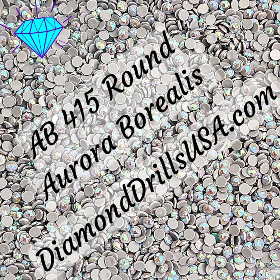 AB 415 ROUND Aurora Borealis 5D Diamond Painting Drills