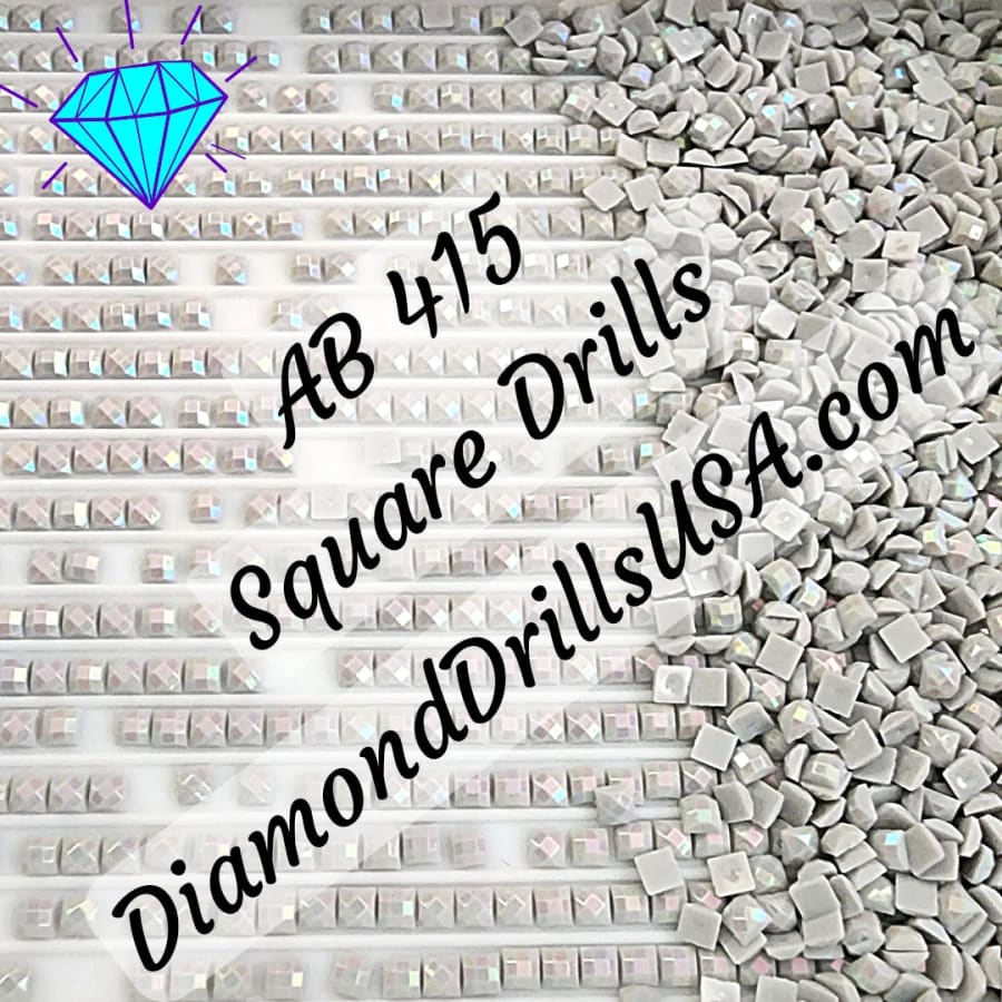 AB 415 SQUARE Aurora Borealis 5D Diamond Painting Drills