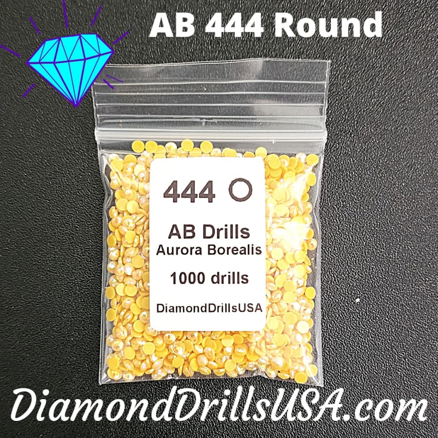 AB 444 ROUND Aurora Borealis 5D Diamond Painting Drills