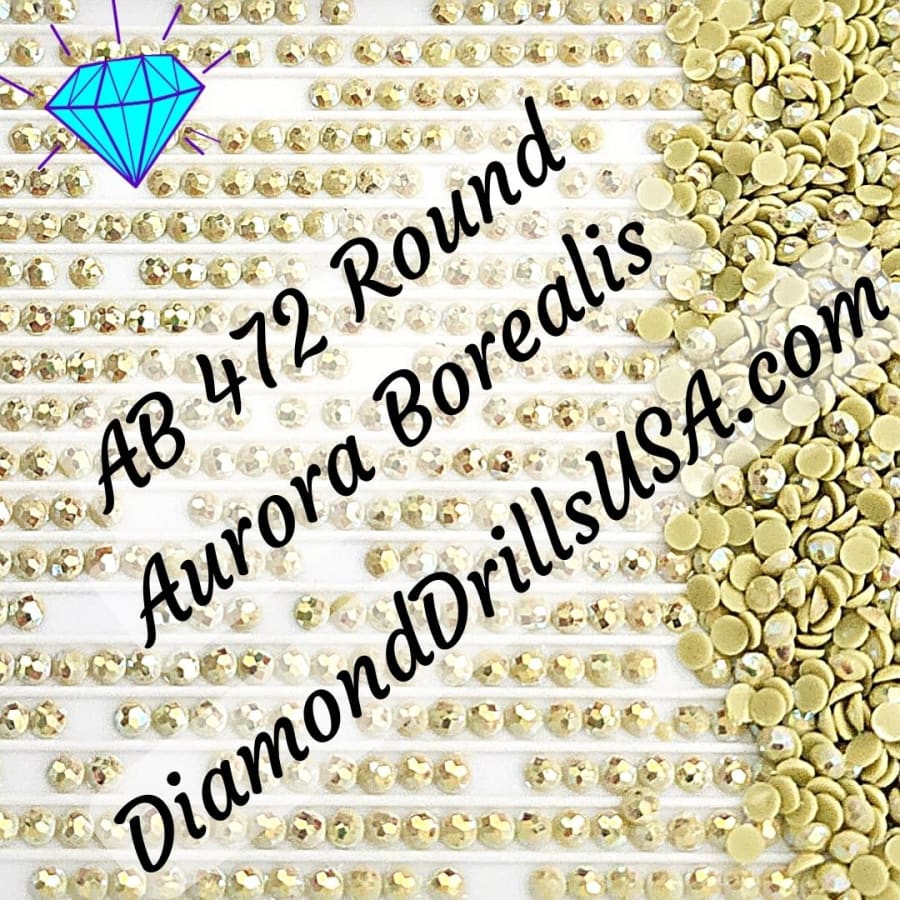 AB 472 ROUND Aurora Borealis 5D Diamond Painting Drills