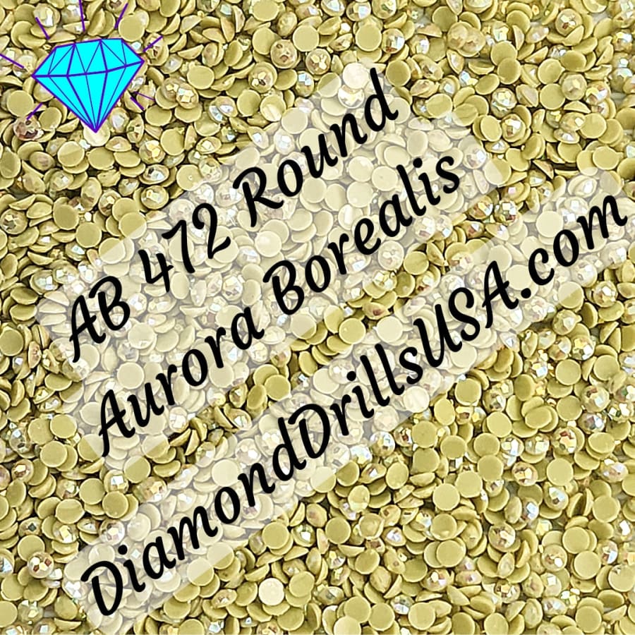 AB 472 ROUND Aurora Borealis 5D Diamond Painting Drills