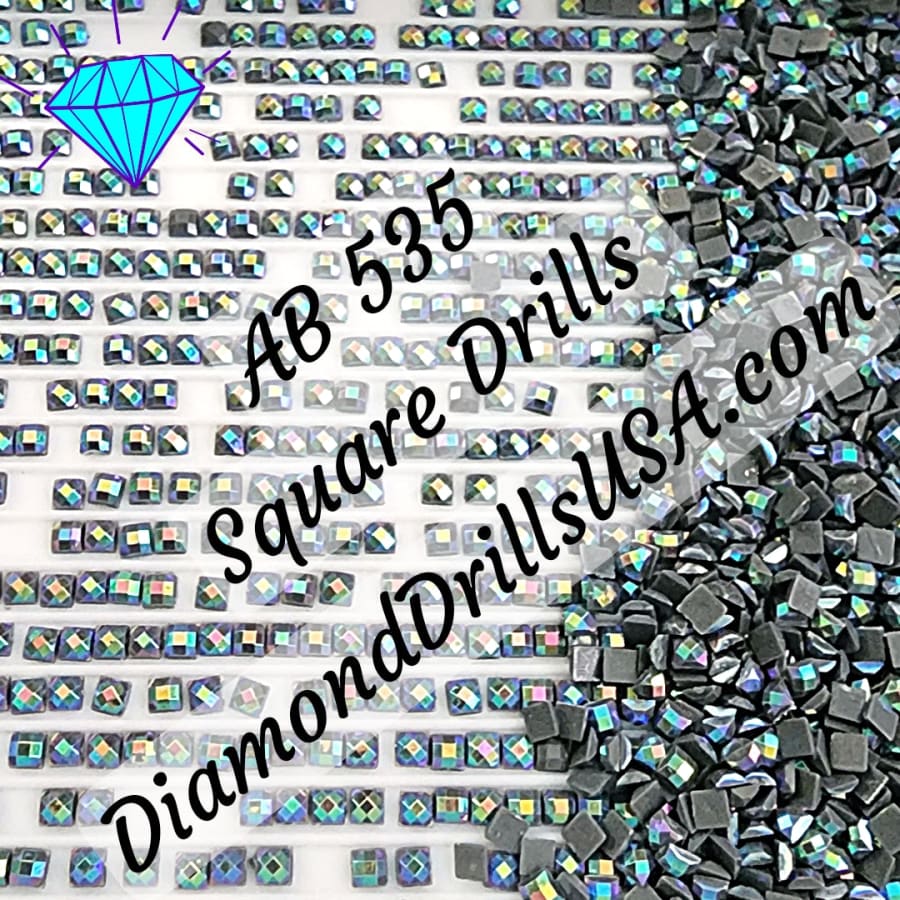 AB 535 SQUARE Aurora Borealis 5D Diamond Painting Drills