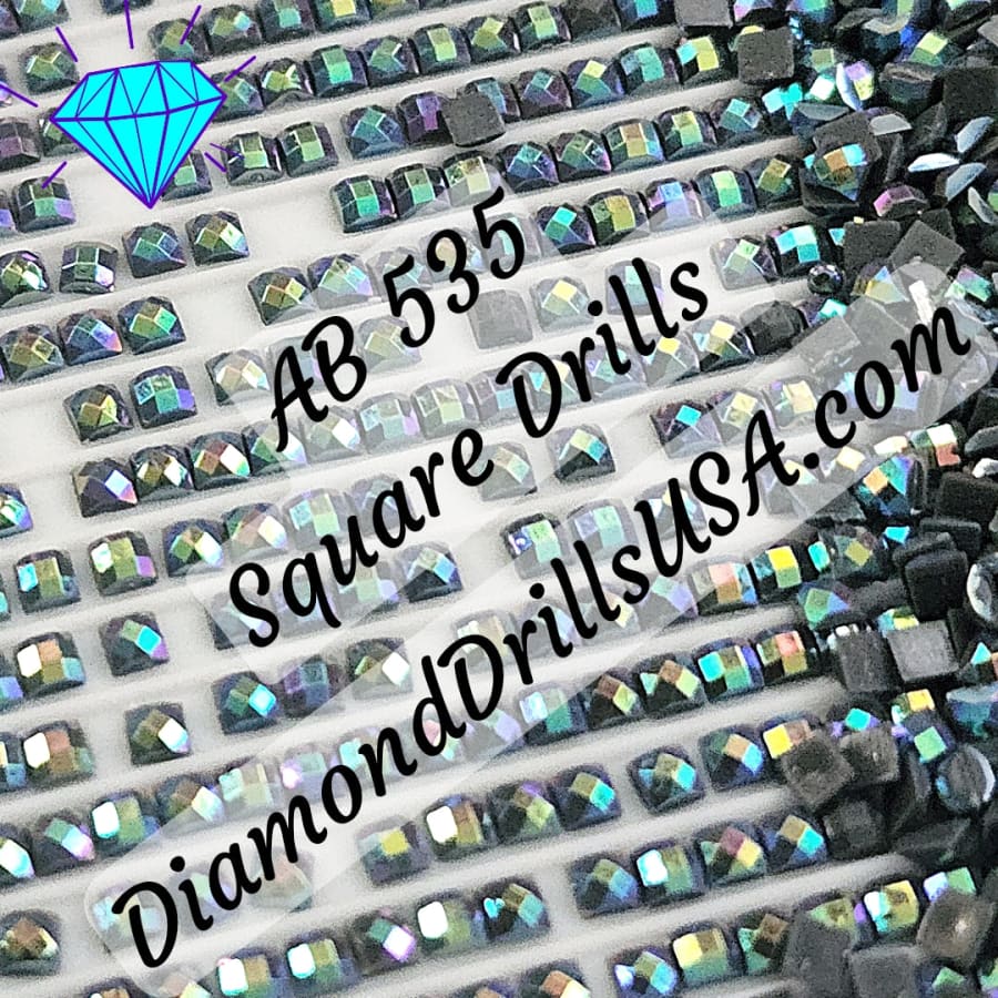 AB 535 SQUARE Aurora Borealis 5D Diamond Painting Drills