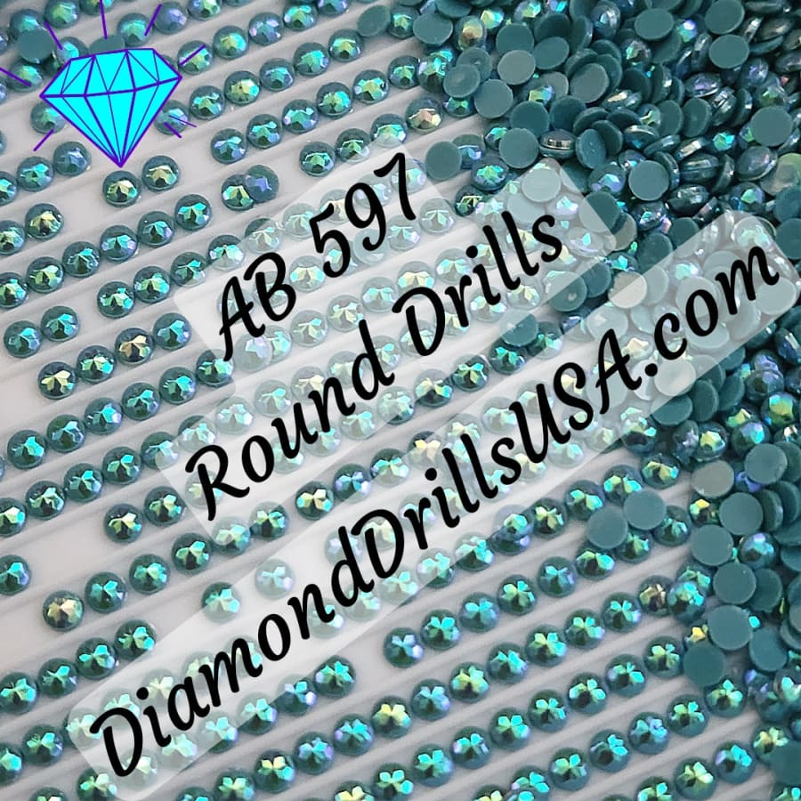 AB 597 ROUND Aurora Borealis 5D Diamond Painting Drills