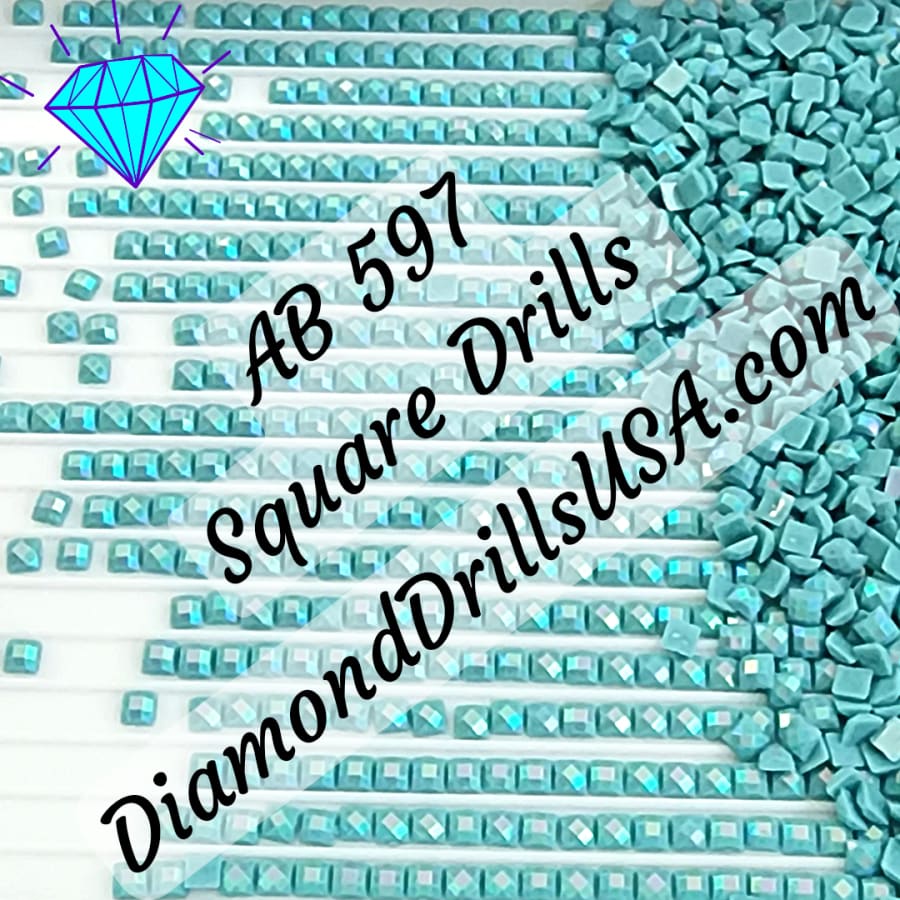 AB 597 SQUARE Aurora Borealis 5D Diamond Painting Drills