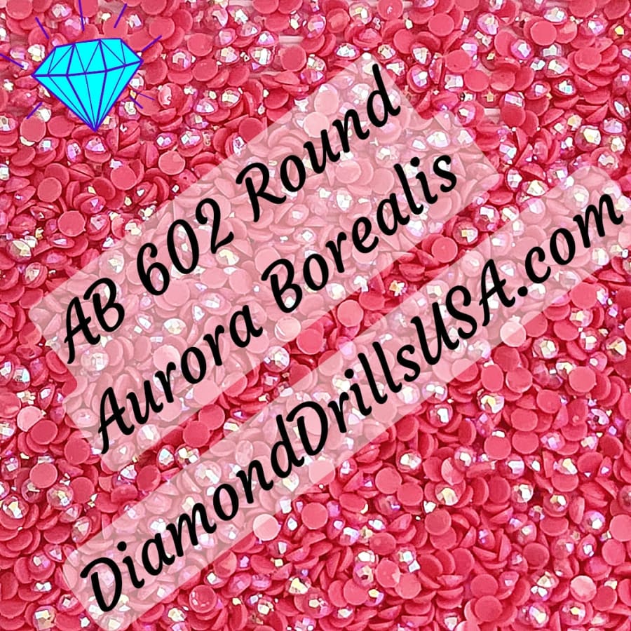AB 602 ROUND Aurora Borealis 5D Diamond Painting Drills DMC