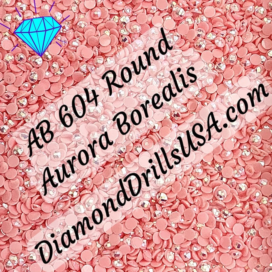 AB 604 ROUND Aurora Borealis 5D Diamond Painting Drills