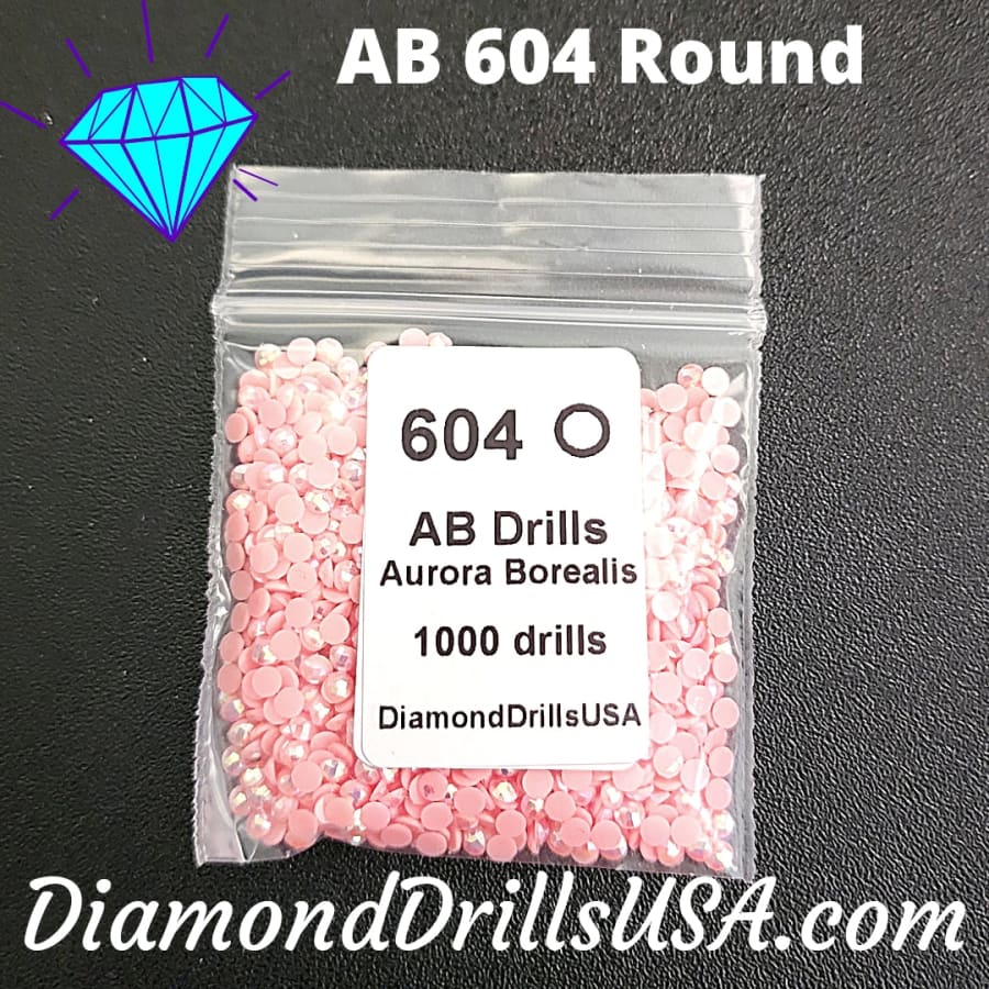 AB 604 ROUND Aurora Borealis 5D Diamond Painting Drills