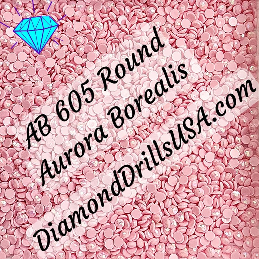 AB 605 ROUND Aurora Borealis 5D Diamond Painting Drills