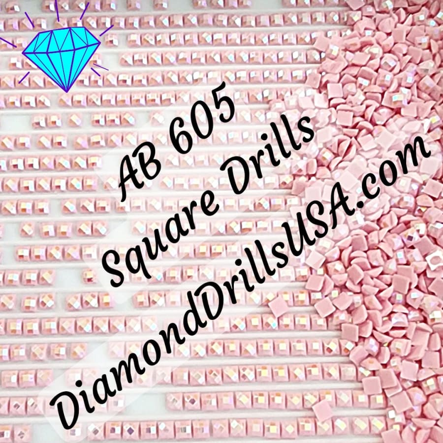 AB 605 SQUARE Aurora Borealis 5D Diamond Painting Drills
