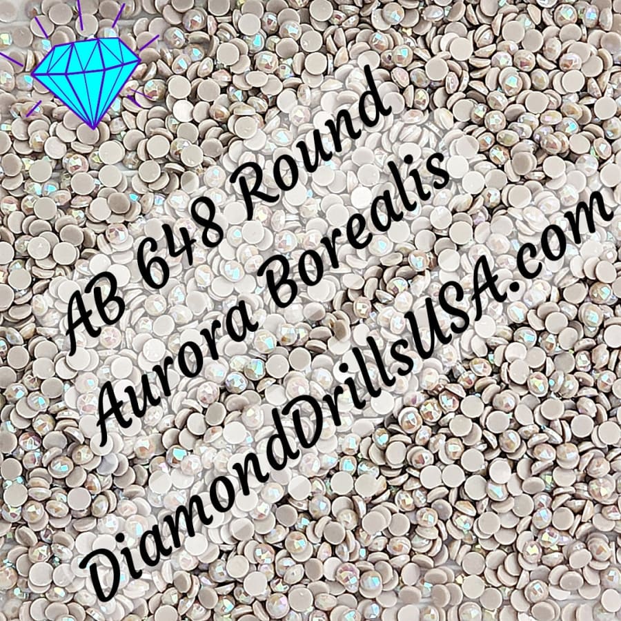 AB 648 ROUND Aurora Borealis 5D Diamond Painting Drills