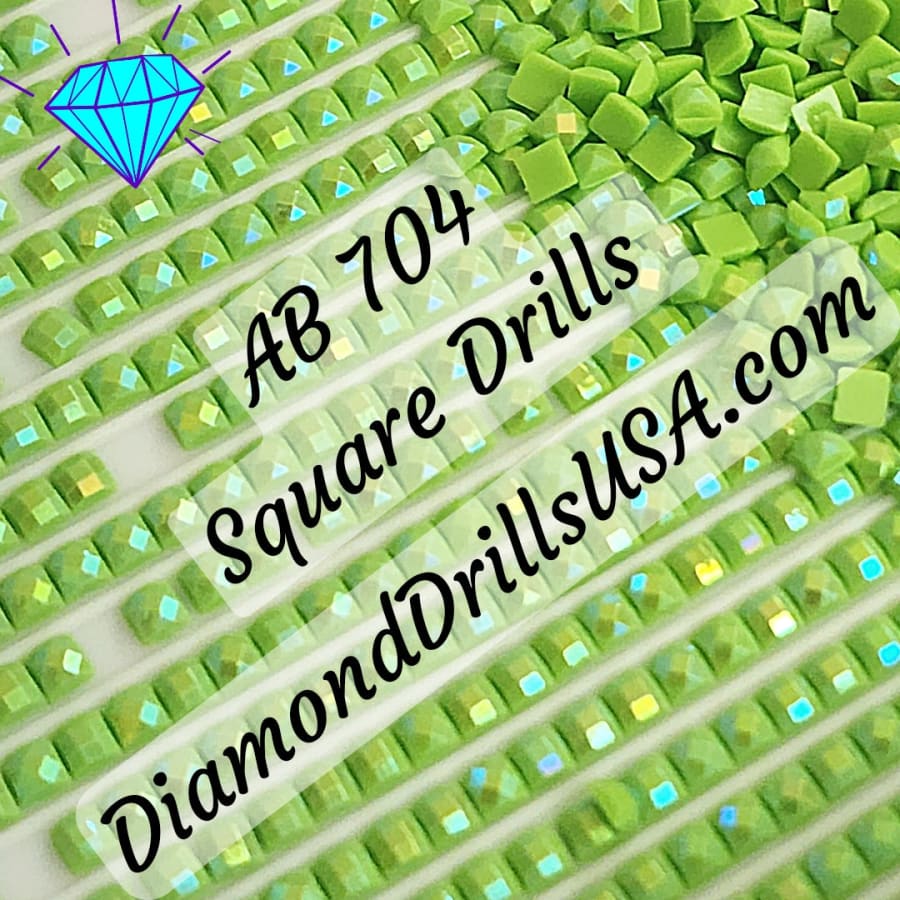 AB 704 SQUARE Aurora Borealis 5D Diamond Painting Drills