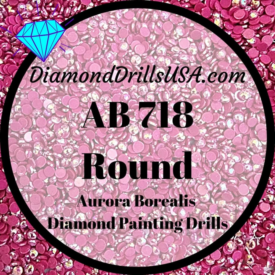 AB 718 ROUND Aurora Borealis 5D Diamond Painting Drills