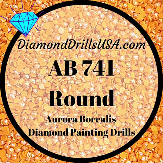 AB 741 ROUND Aurora Borealis 5D Diamond Painting Drills