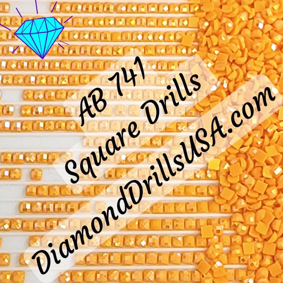 AB 741 SQUARE Aurora Borealis 5D Diamond Painting Drills