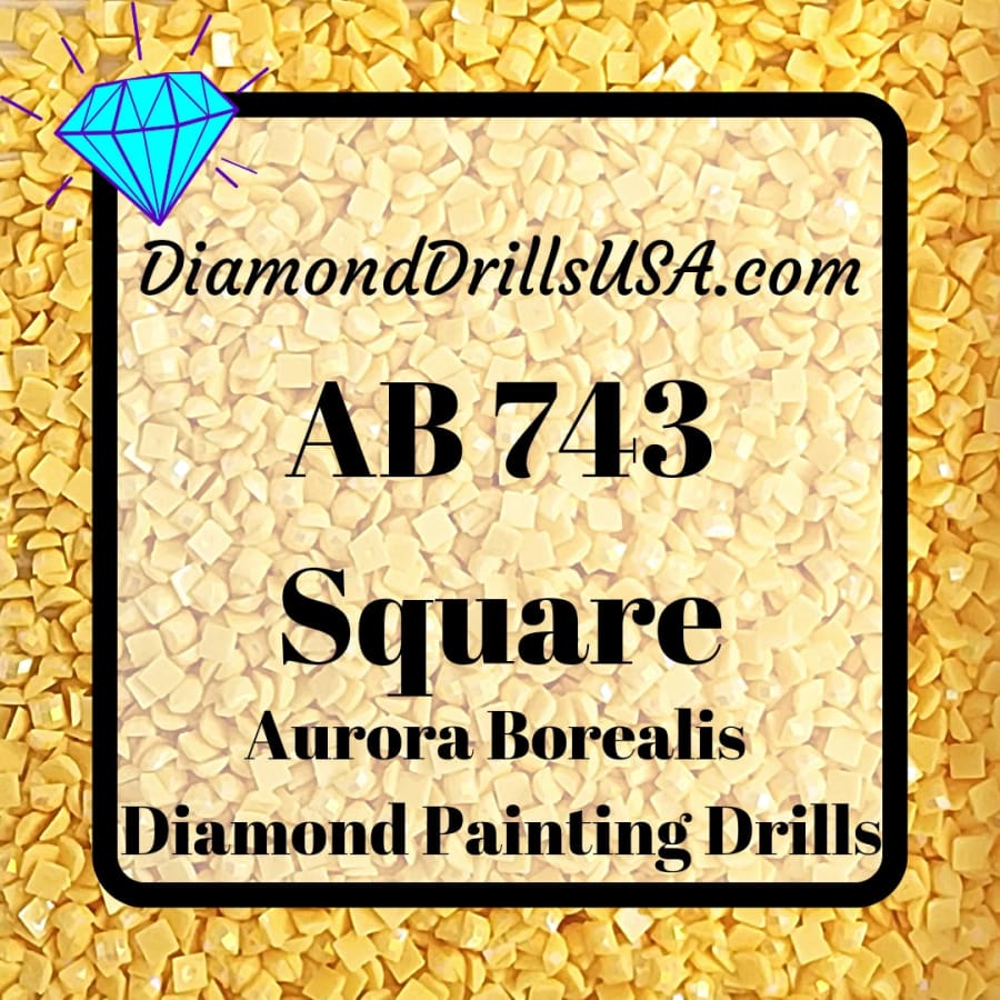 AB 743 SQUARE Aurora Borealis 5D Diamond Painting Drills
