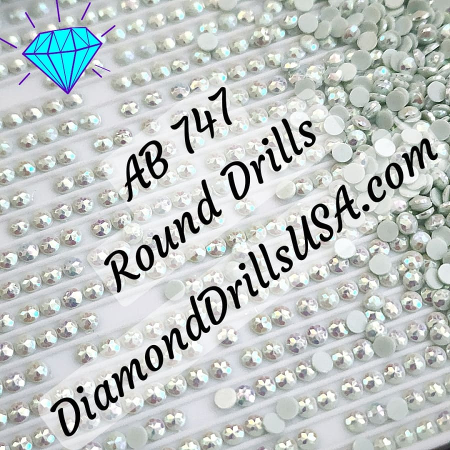 AB 747 ROUND Aurora Borealis 5D Diamond Painting Drills