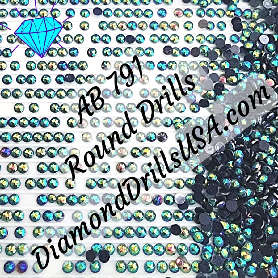 AB 791 ROUND Aurora Borealis 5D Diamond Painting Drills